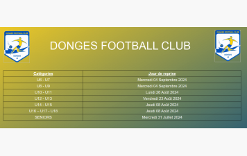 Début de saison 2024 - 2025 